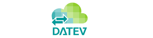 Logo of HR-platform Datev, which can be integrated with Siffi